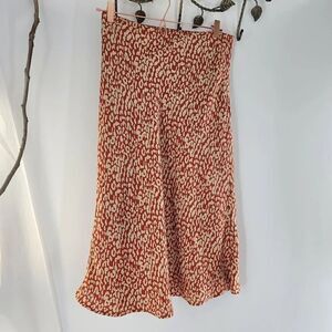 Hyped unicorn abstract ditsy floral midi dress